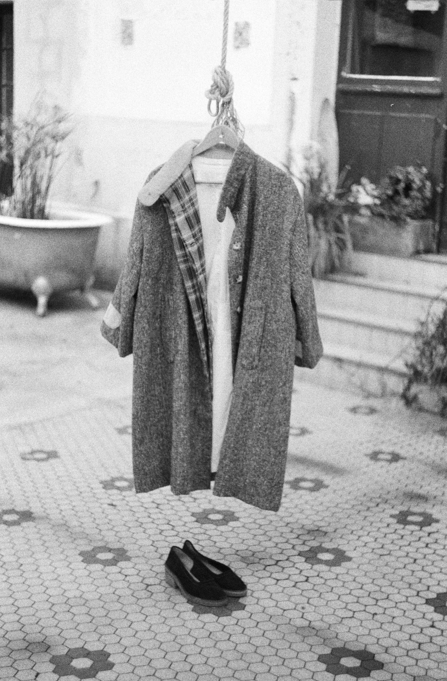 Le Manteau Captain ~ Tweed Tartan